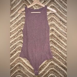 Bear Dance Women's Wine Colored Sleeveless Bodysuit,Size L,Great Condition